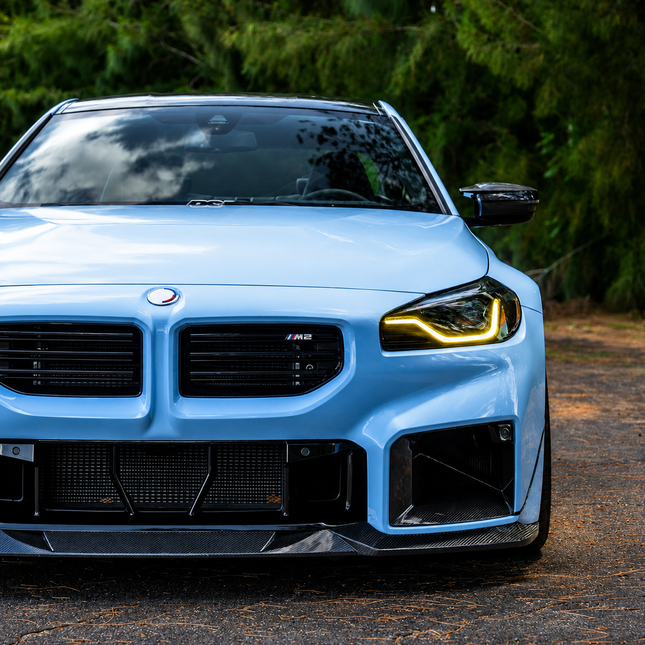 BAVORA G87 M2 Dry Carbon Fiber R44 Style Front Splitter (2023+)