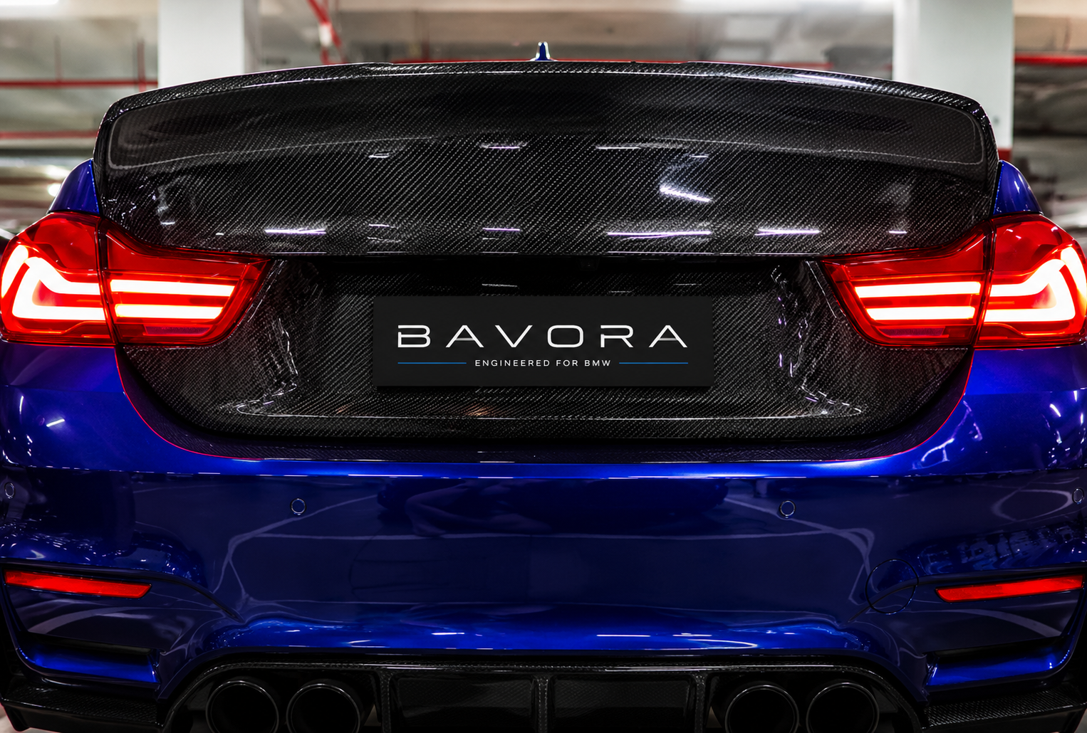 BAVORA Carbon Fiber M4 Style Trunk Lid (F82 M4 2014–2020)